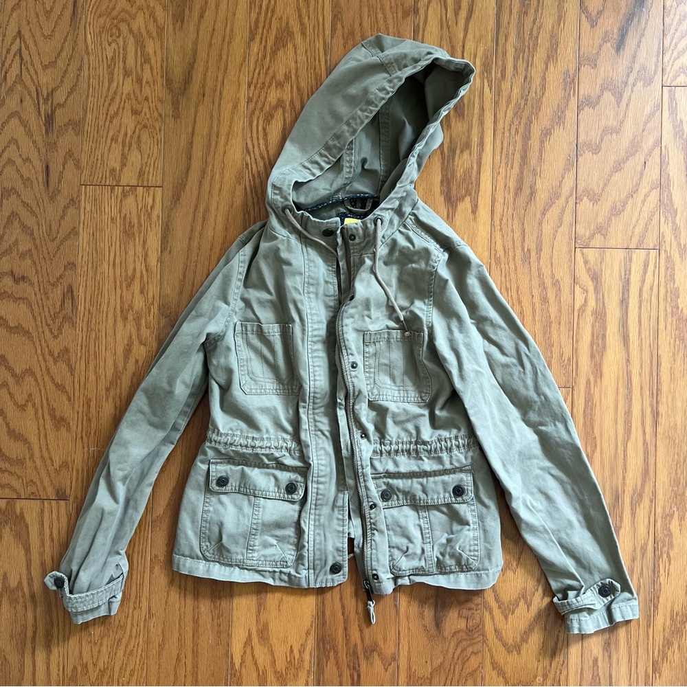 Prince and Fox Women’s Hooded Utility Jacket Medium M Coat